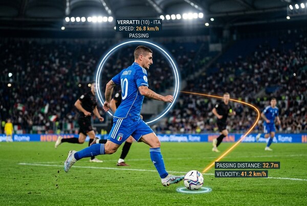 Nicolò Barella telemetry analysis photo