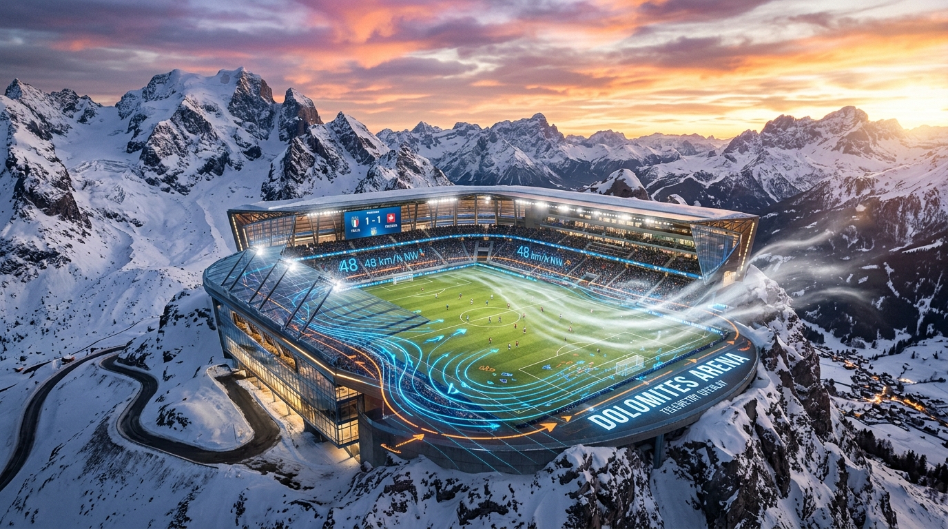 Stadio delle Alpi 3D Render